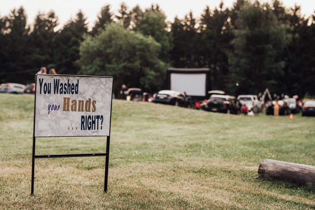 Drive-in wedding 